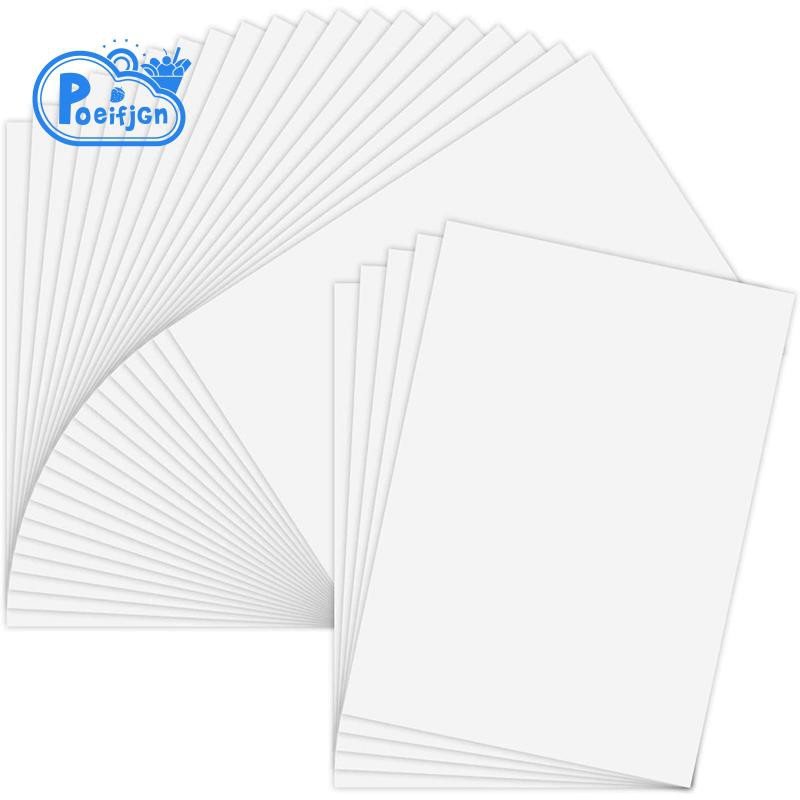 25 Sheets Printable Vinyl Sticker Paper Self-Adhesive Waterproof Matte White Printing Paper Sheet, for Inkjet Printer | WebRaoVat - webraovat.net.vn