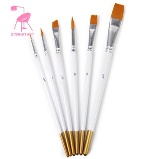 6 pieces of watercolor oil brush versatile brush art and painting supplies brushes