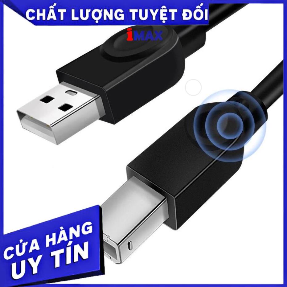 Dây Máy In 1.5M Đen Kết Nối Máy In Với Máy Tính Laptop Có Chống Nhiễu