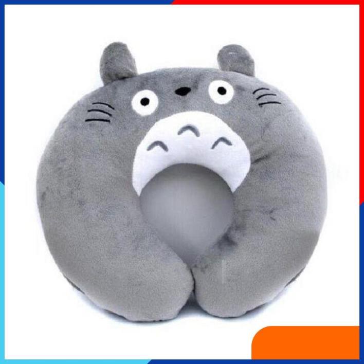 [FREESHIP - HÀNG LOẠI 1] Gối kê cổ gối chữ U Totoro chất liệu vải nhung cao cấp