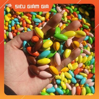 KẸO NHỘNG SOCOLA 7 MÀU 500GRAM  [lẻ = sỉ]