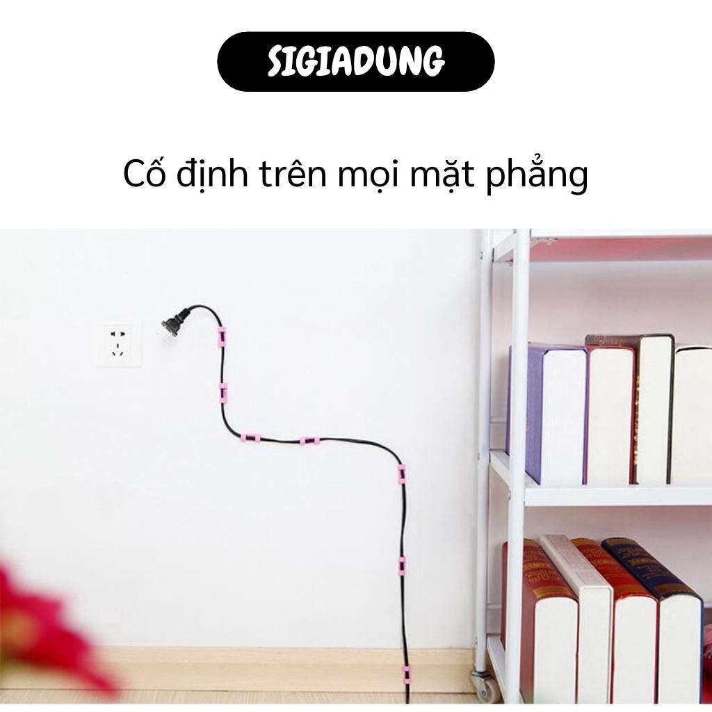 GIÁ SỈ Vỉ 10 cáp cố định dây điện, giúp dây điện trong gia đình gọn gàng, sạch đẹp hơn, an toàn và tiện lợi. 4880