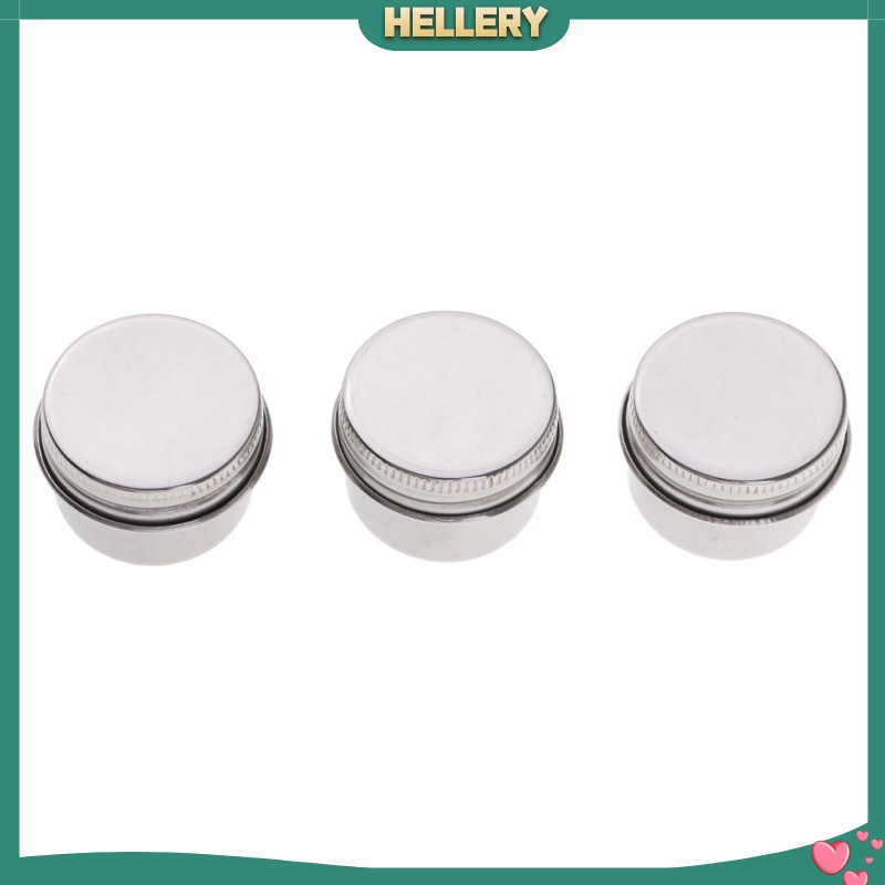 Bộ 3 Cốc Đựng Màu Vẽ Bằng Kim Loại Có Nắp Và Kẹp Chặt