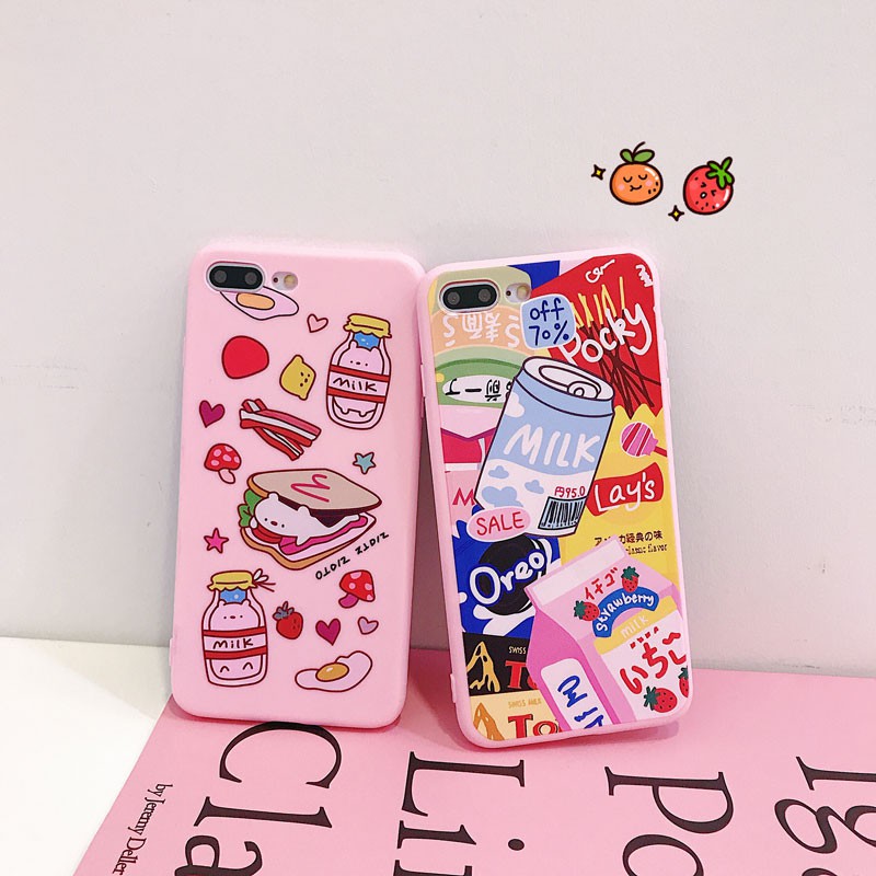 Ốp lưng TPU mềm dễ thương cho iPhone 6 6S 7 8 6plus 6Splus 7Plus 8Plus X XR XS XSMAX | BigBuy360 - bigbuy360.vn