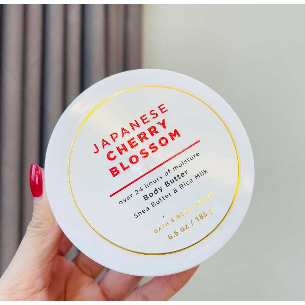 BƠ DƯỠNG THỂ JAPANESE CHERRY BLOSSOM BODY BUTTER Bath&BodyWorks bill Mỹ