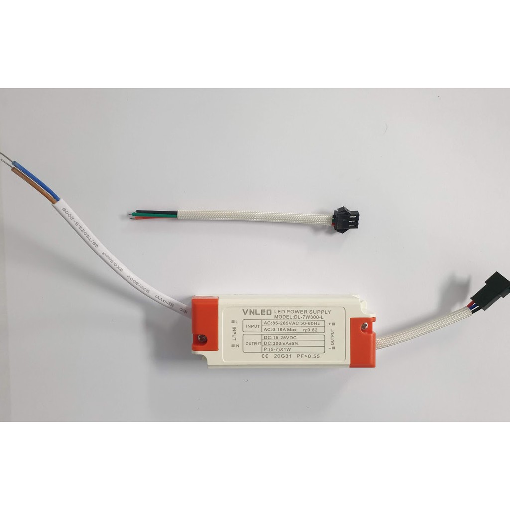 Nguồn VNLED lắp cho đèn led âm trần 4W đến 7W 3 chế độ màu