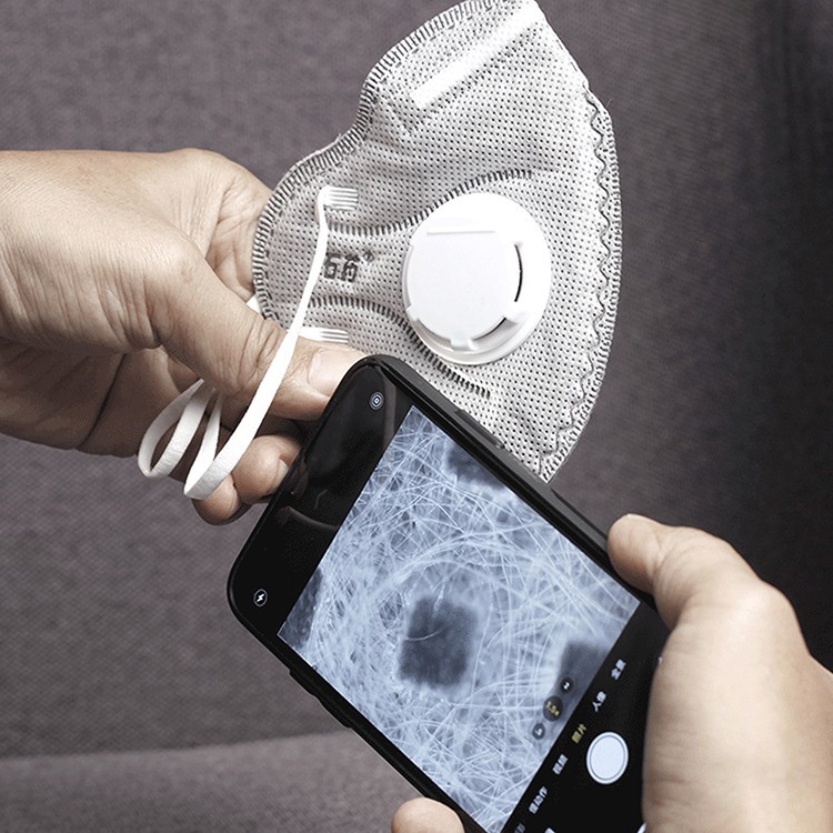 Ốp điện thoại tích hợp ống kính máy ảnh hiển vi HD mini thu phóng 400X cho iPhone12/12 Pro/12 Pro Max