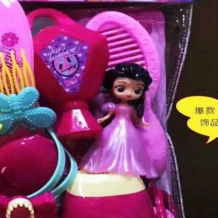 [Hàng mới về] Đồ chơi búp bê Trang điểm làm tóc kèm Guốc Xinh xắn - Bịch đồ chơi kèm Giày nơ búp bê