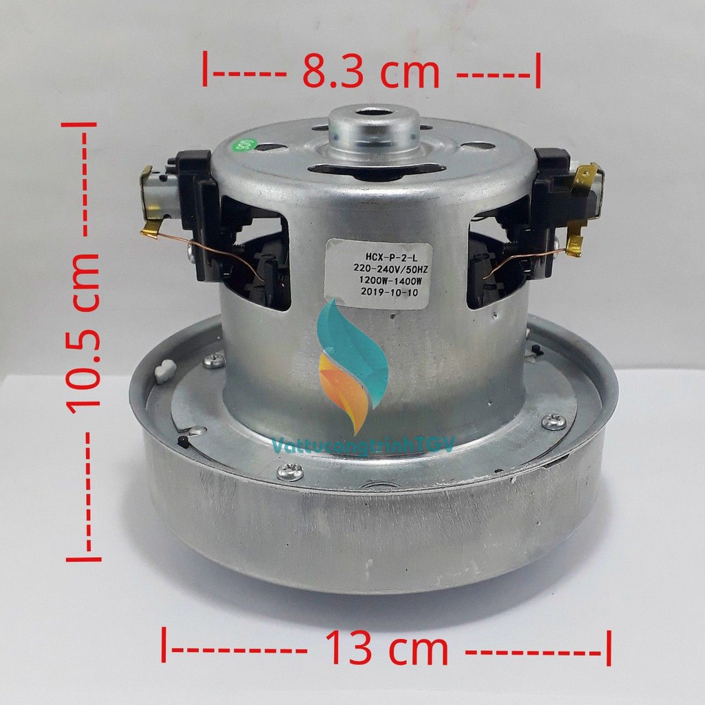 [Mã ELFLASH5 giảm 20K đơn 50K] Motor máy hút bui 220V-1400w, ĐK bầu 13cm