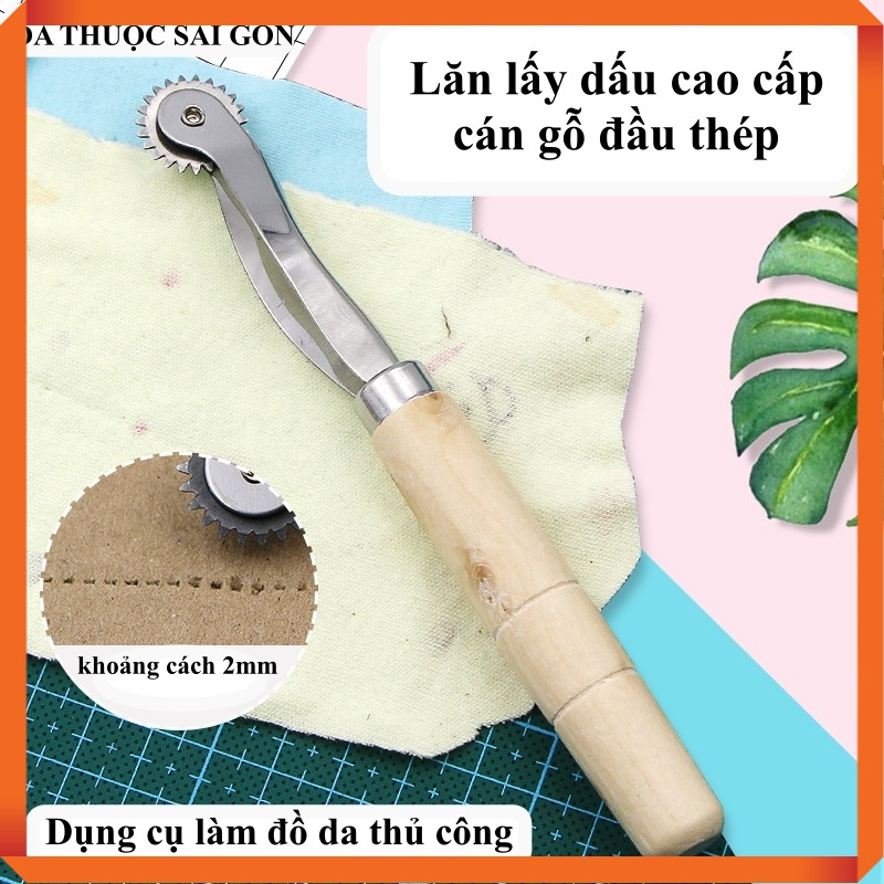 Lăn lấy dấu 2mm - Bán dụng cụ làm da handmade