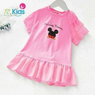 Đầm cotton bé gái size lớn từ 12 - 40kg hàng cao cấp