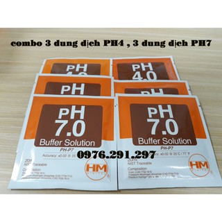 Gói hiệu chuẩn dung dịch PH7 - Gói dung dịch chuẩn PH7 HMDigital Mỹ