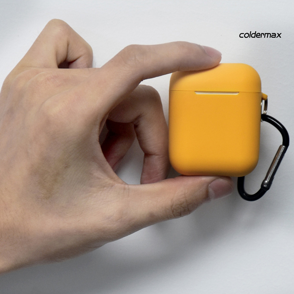 Vỏ hộp sạc tai nghe Airpods 1/2 bằng silicone