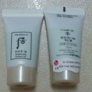 Tẩy da chết whoo tuýp 13ml date 2022