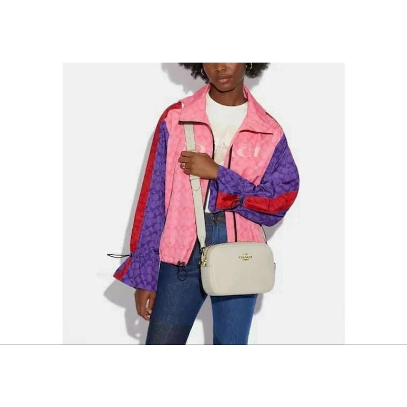 Jamie Camera Bag In Blocked Signature Canvas Ca172/CA207 Shopee Việt Nam