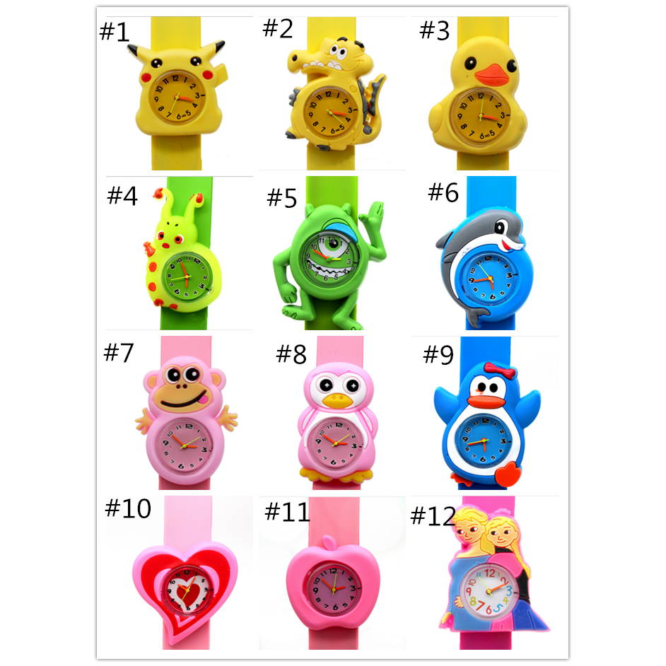 Cute Cartoon Children Pat Table Watch Electronic Watch Toy