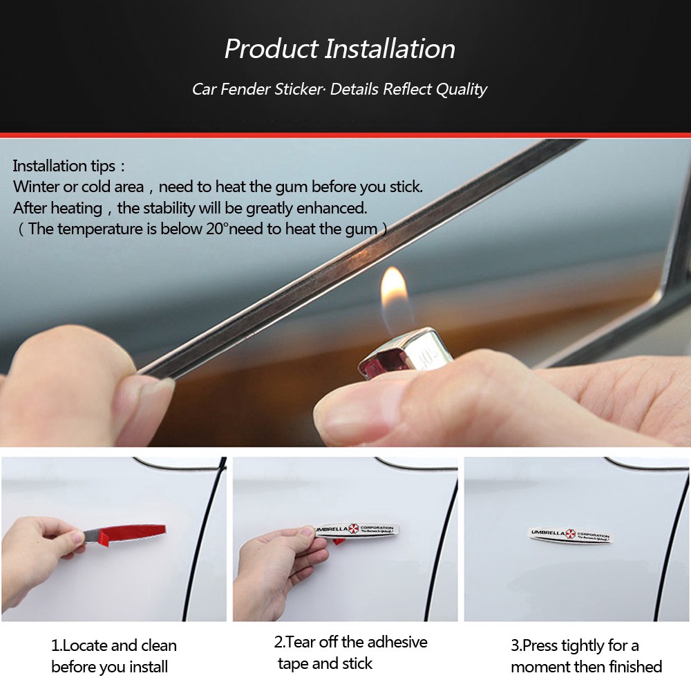 Bộ 2 miếng dán trang trí xe hơi bằng kim loại cho Mitsubishi Asx Lancer Eclipse