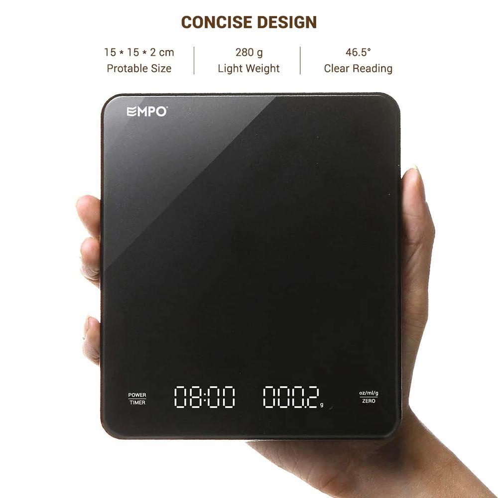 Cân Cà Phê Thông Minh Độ Chính Xác Cao Màn Hình LCD