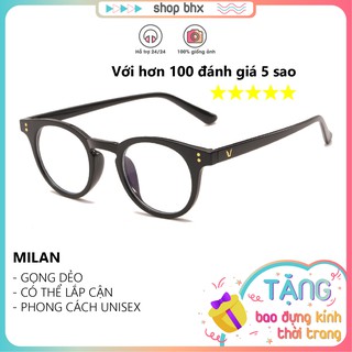 Kính Mắt Cận Thời Trang G-Monster Milan Mắt Tròn Unisex - Kính Chữ V Giá Rẻ - SouthSide Mắt Tròn