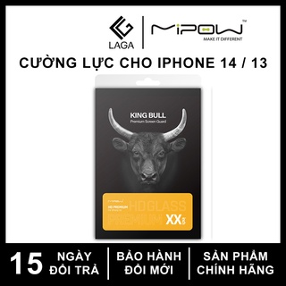 Kính Cường Lực / Chống Vân Tay / Chống Nhìn Trộm Mipow Kingbull Premium HD Cho iPhone 14 / 13 Pro Max / 13 Pro / 13