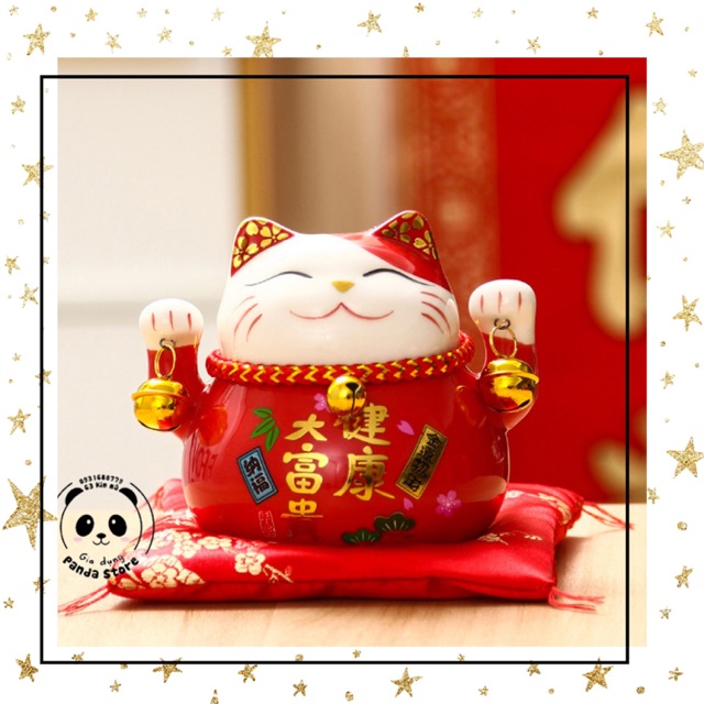 Nhập mã giảm giá để giảm 30%. Mèo may mắn , mèo thần tài 13cm | BigBuy360 - bigbuy360.vn