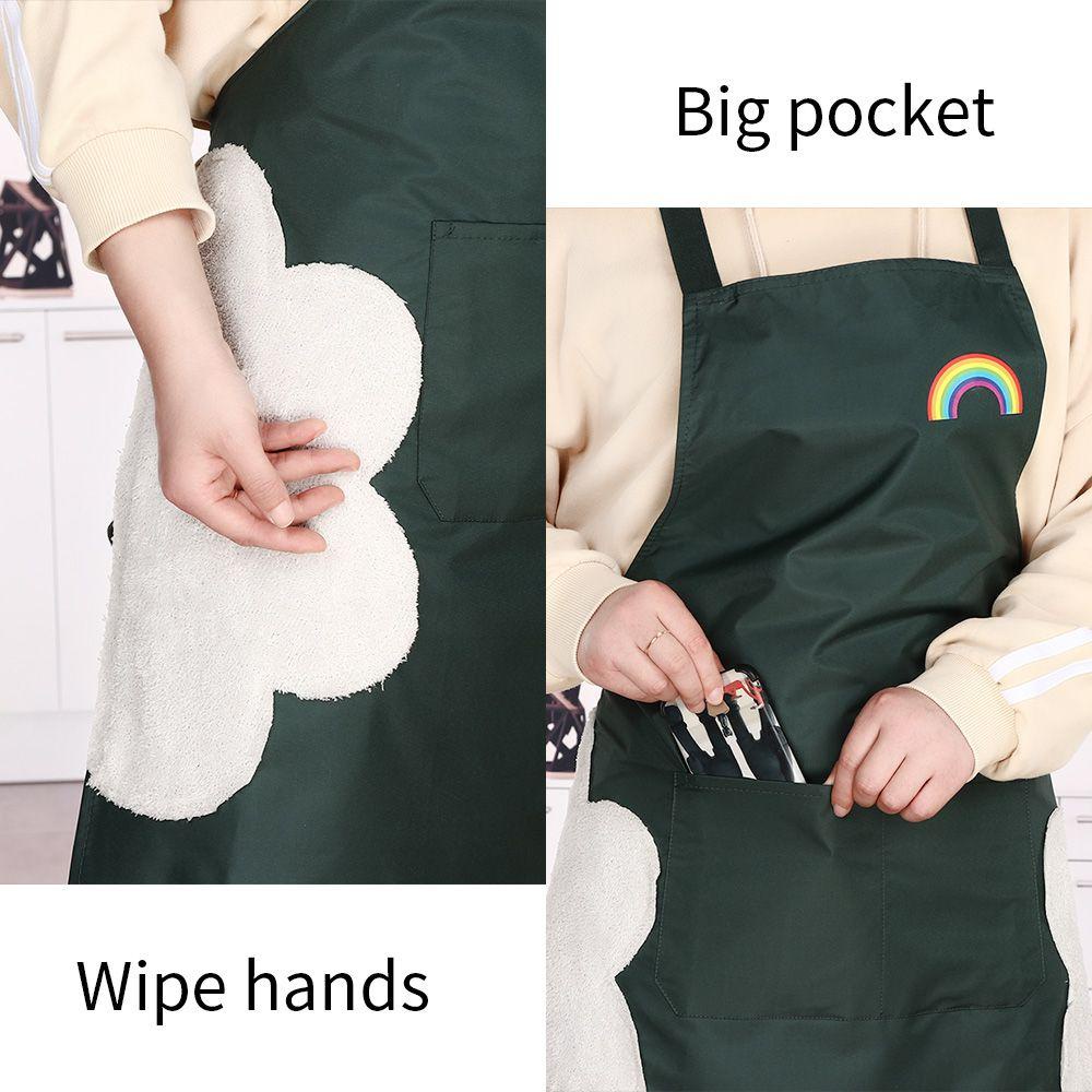 GOGOUP Tạp Dề Nấu Ăn Quà Tặng Cầu Vồng Dễ Thương