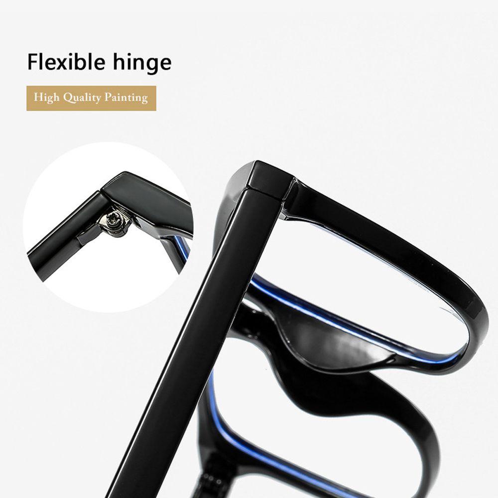 Mắt Kính Gọng Vuông Chống Ánh Sáng Xanh Phong Cách Vintage Thời Trang