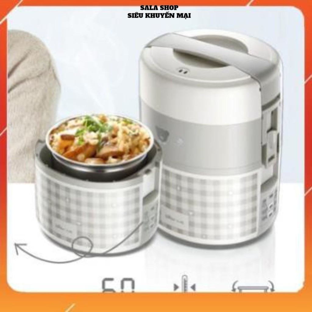 [Giá sập sàn] Hộp cơm cắm điện Bear DFH-A20D1, nấu chín và hâm nóng thực phẩm