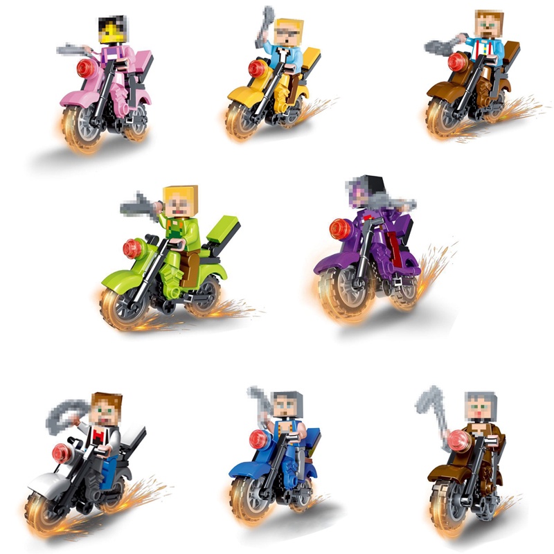 Bộ Đồ Chơi Lắp Ráp lego minecraft Mini Dành Cho Trẻ Em