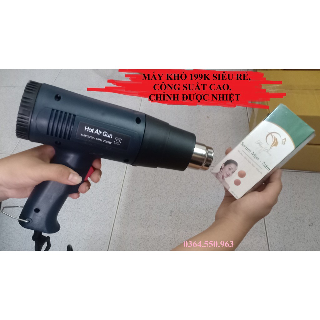 Máy khò AIRGUN chính hãng - Bảo hành 12 tháng, máy bền, giá rẻ chất lượng cao - MÁY KHÒ MÀNG CO