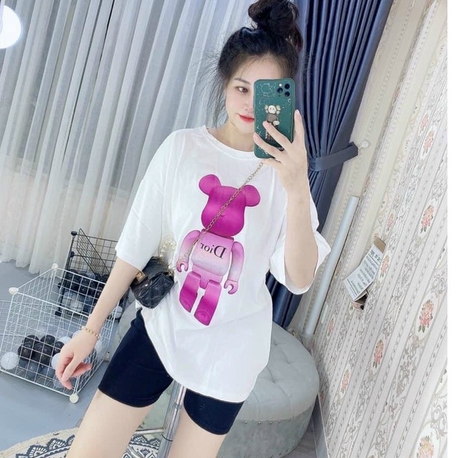 Áo thun tay lỡ Unisex, áo phông form rộng