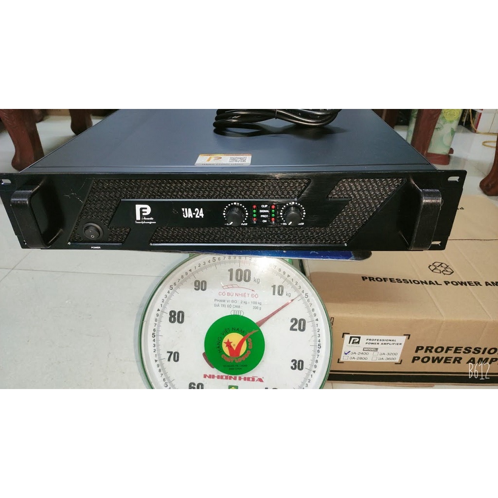 Đẩy Công Suất JA 24 hãng P-Audio Nhật Bản ,Sản xuất tại Đài Loan, 24 sò, chất lượng cao, 1400W max