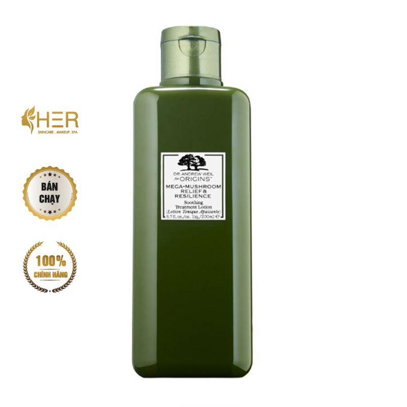 [AUTH - ĐỦ BILL] Toner nấm Origins Mega-Mushroom Skin Relief Soothing Treatment Lotion