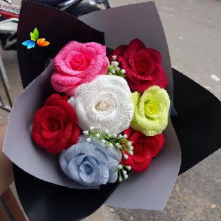 Bó hoa giấy nhún