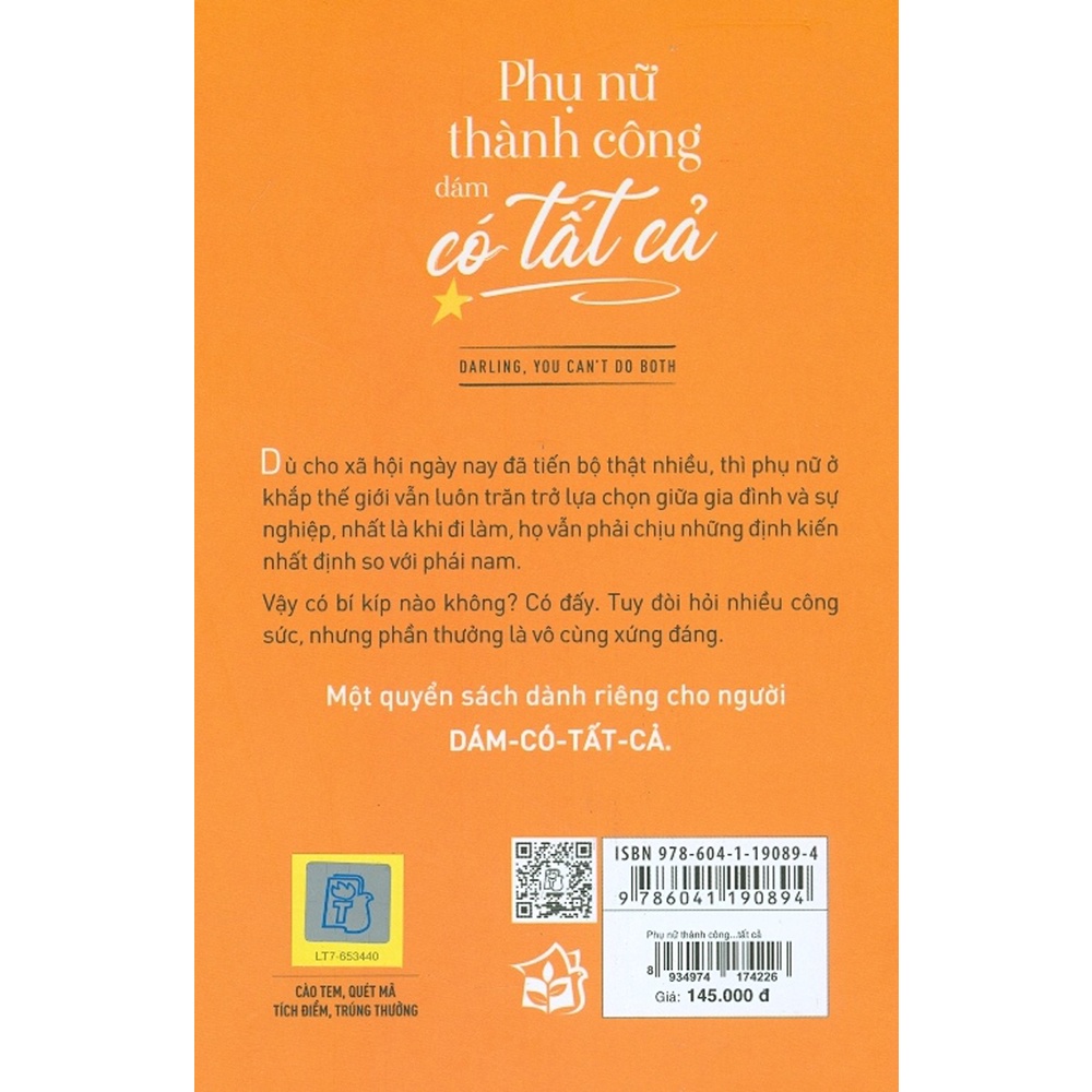 Sách - Phụ Nữ Thành Công Dám Có Tất Cả