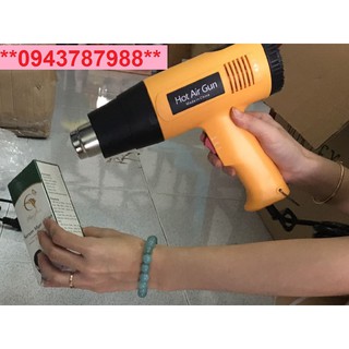 MÁY KHÒ MÀNG CO; MÁY KHÒ HƠI NÓNG AIRGUN SIÊU RẺ- LÊN NHIỆT NHANH, CÓ NẤC CHÍNH NHIỆT VÀ GIÓ