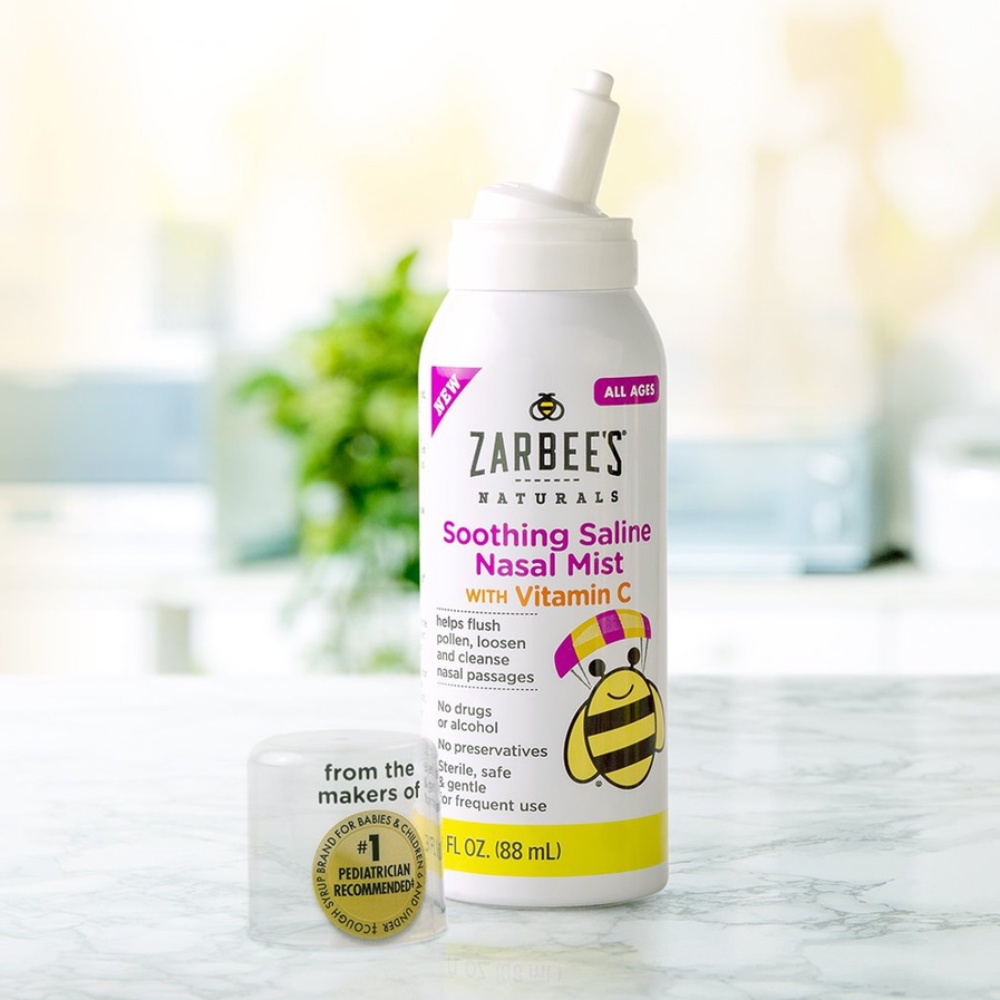 Xịt Mũi Lô Hội Đẩy Đờm Zarbee's Mỹ 88ml Cho Bé