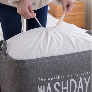 [Freeship] Túi Đựng Đồ Khung Sắt Washday 100 Lít
