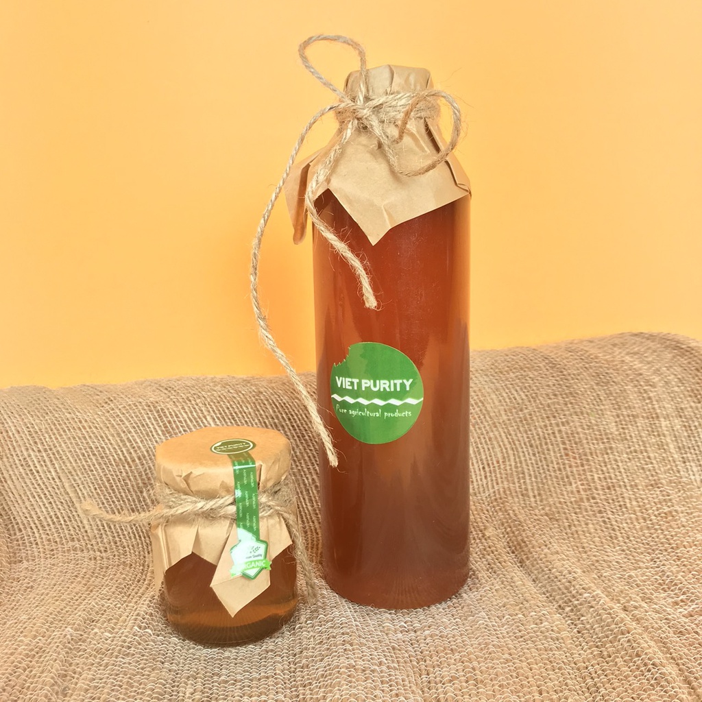 Mật ong rừng hoa cà phê Daklak nguyên chất tự nhiên 500ml Vietpurity