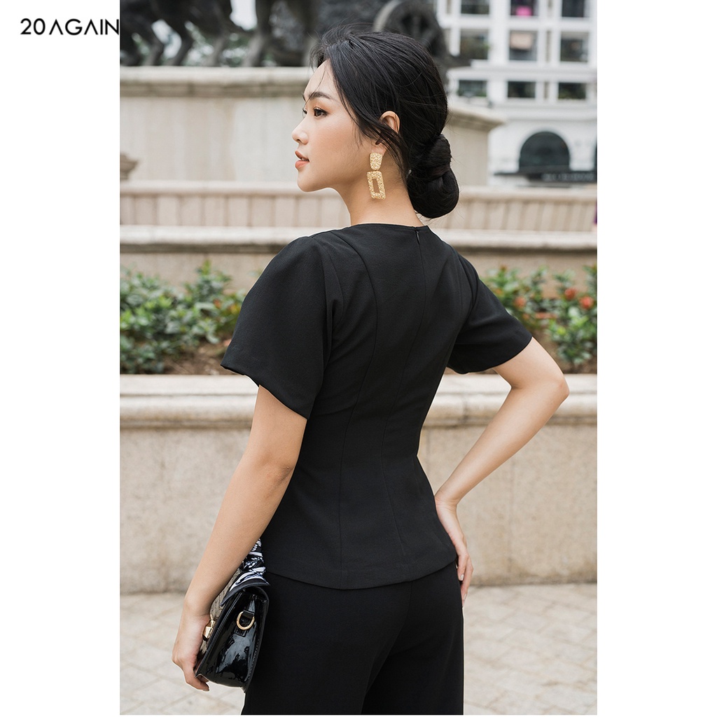 Áo sơ mi vai bồng xếp ly 20Sexy by ASA1458