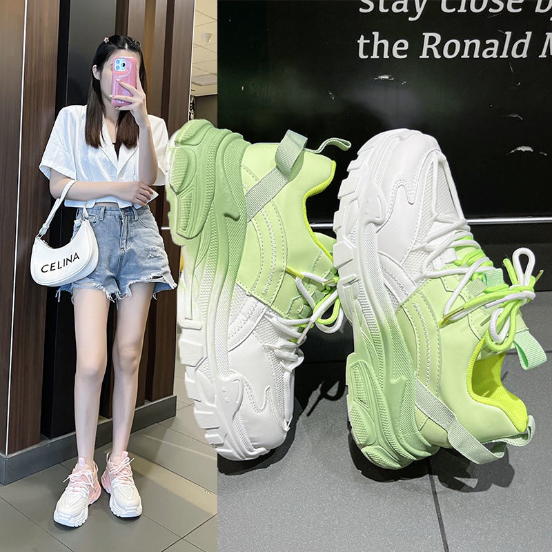 Giày Thể Thao Mùa Hè Phong Cách Harajuku Hàn Quốc Mới Cho Nữ