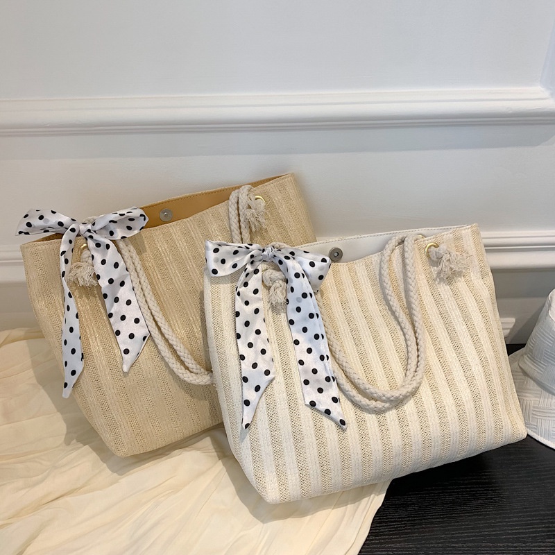 Túi Xách Đan Lát Thời Trang Nữ Tính