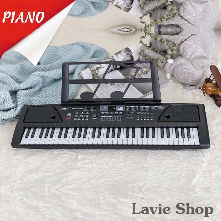 Đàn Piano Điện Tử 61 Phím Dành Cho Người Mới Học Kèm Phụ Kiện - Đàn Điện