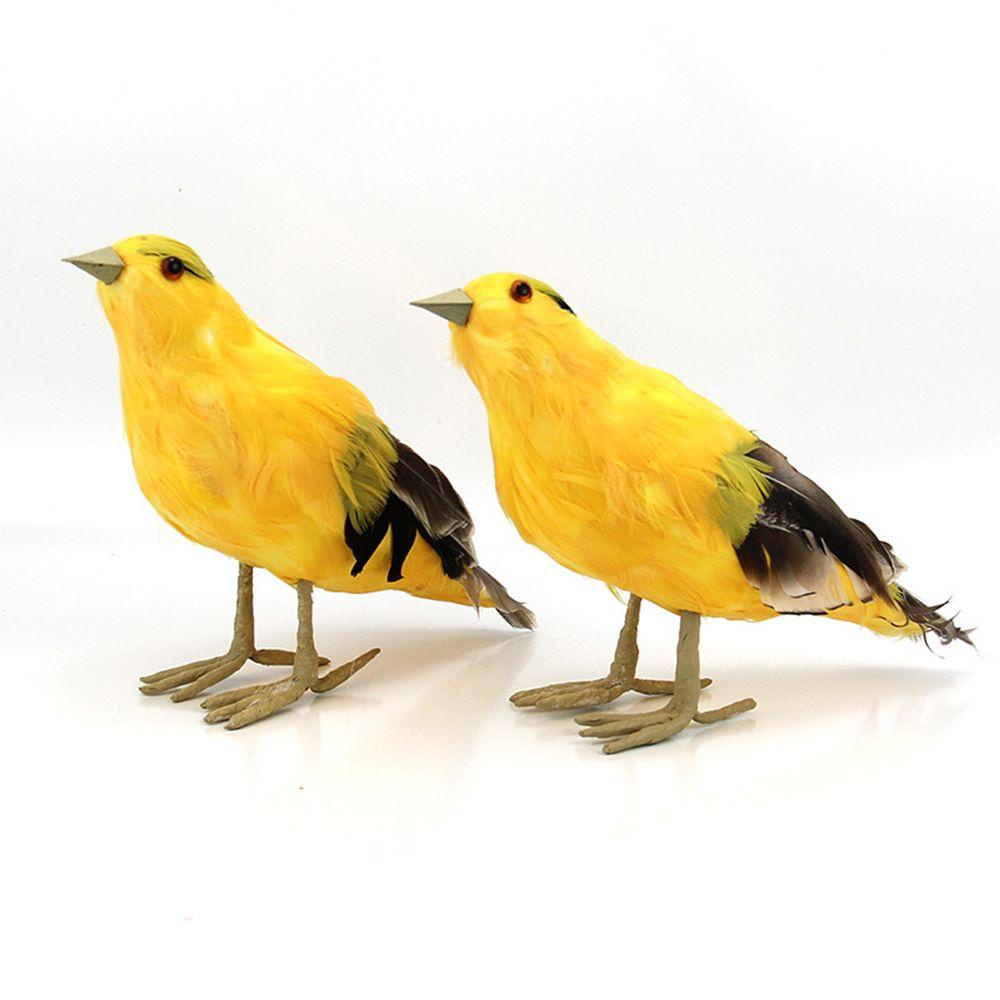 Chim Vàng Nhân Tạo Handmade Xinh Xắn Dùng Để Trang Trí