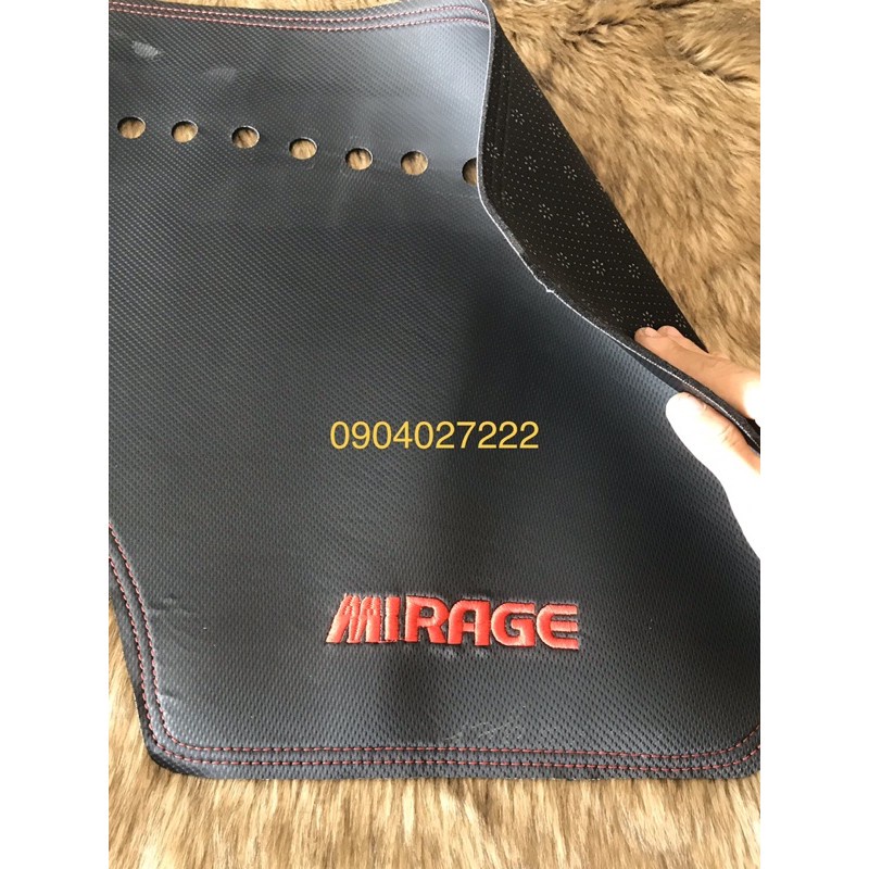 Thảm Taplo Mirage 2015 - 2021 Da Carbon Cao Cấp