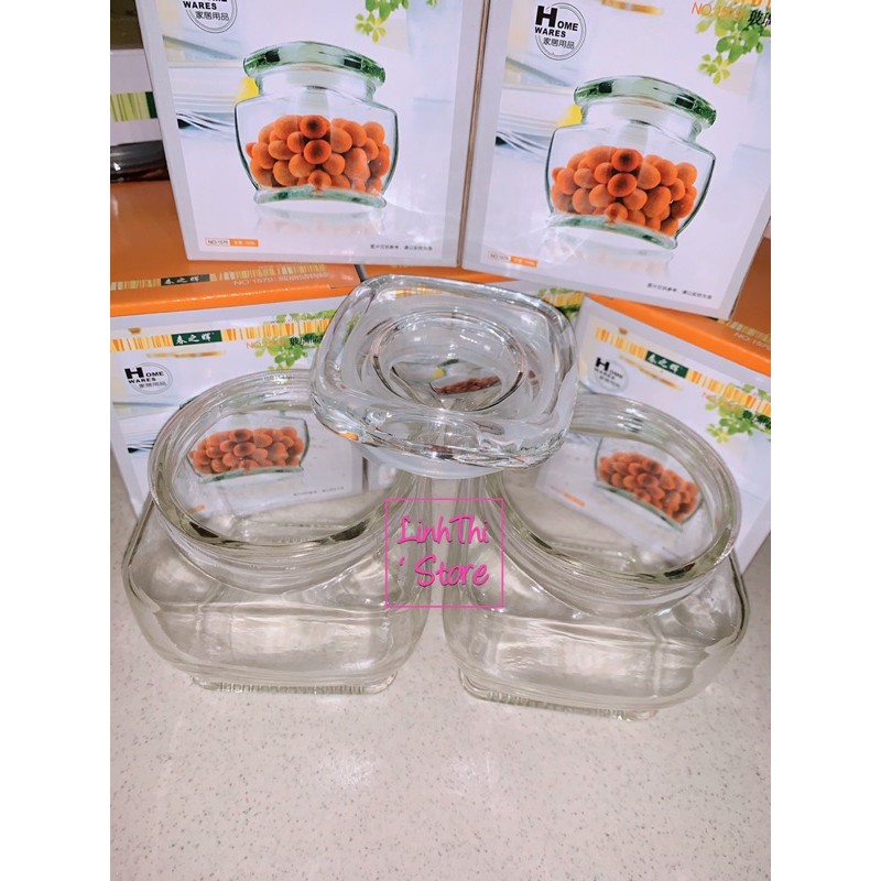 Hủ thủy tinh vuông đựng gia vị - 1579 | BigBuy360 - bigbuy360.vn