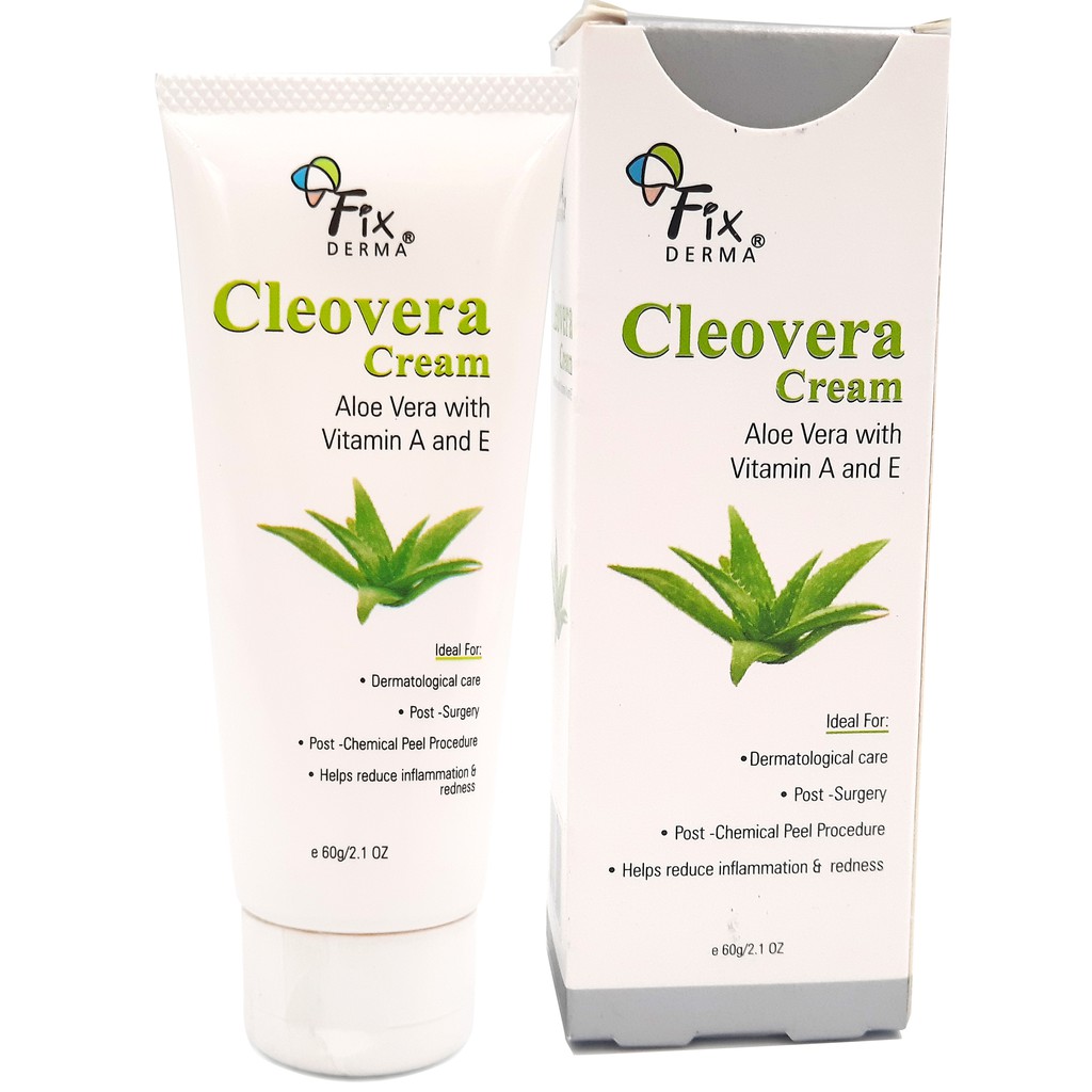 Kem Dưỡng Ẩm Nha Đam Lô Hội Trẻ Hóa Làn Da Fixderma Cleovera Cream 60g