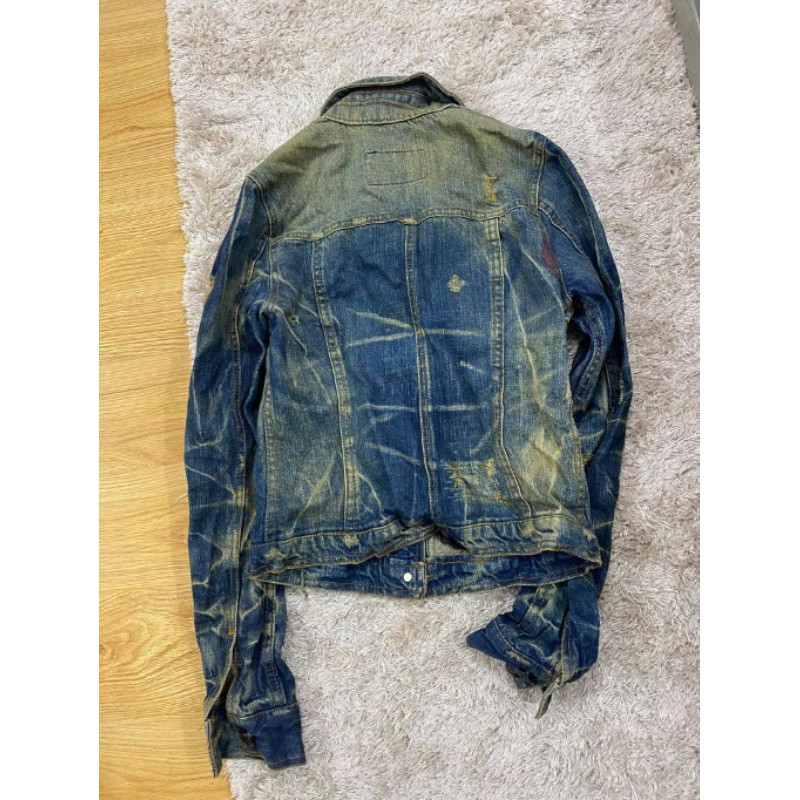 Áo khoác jean siêu bụi size S. A119
