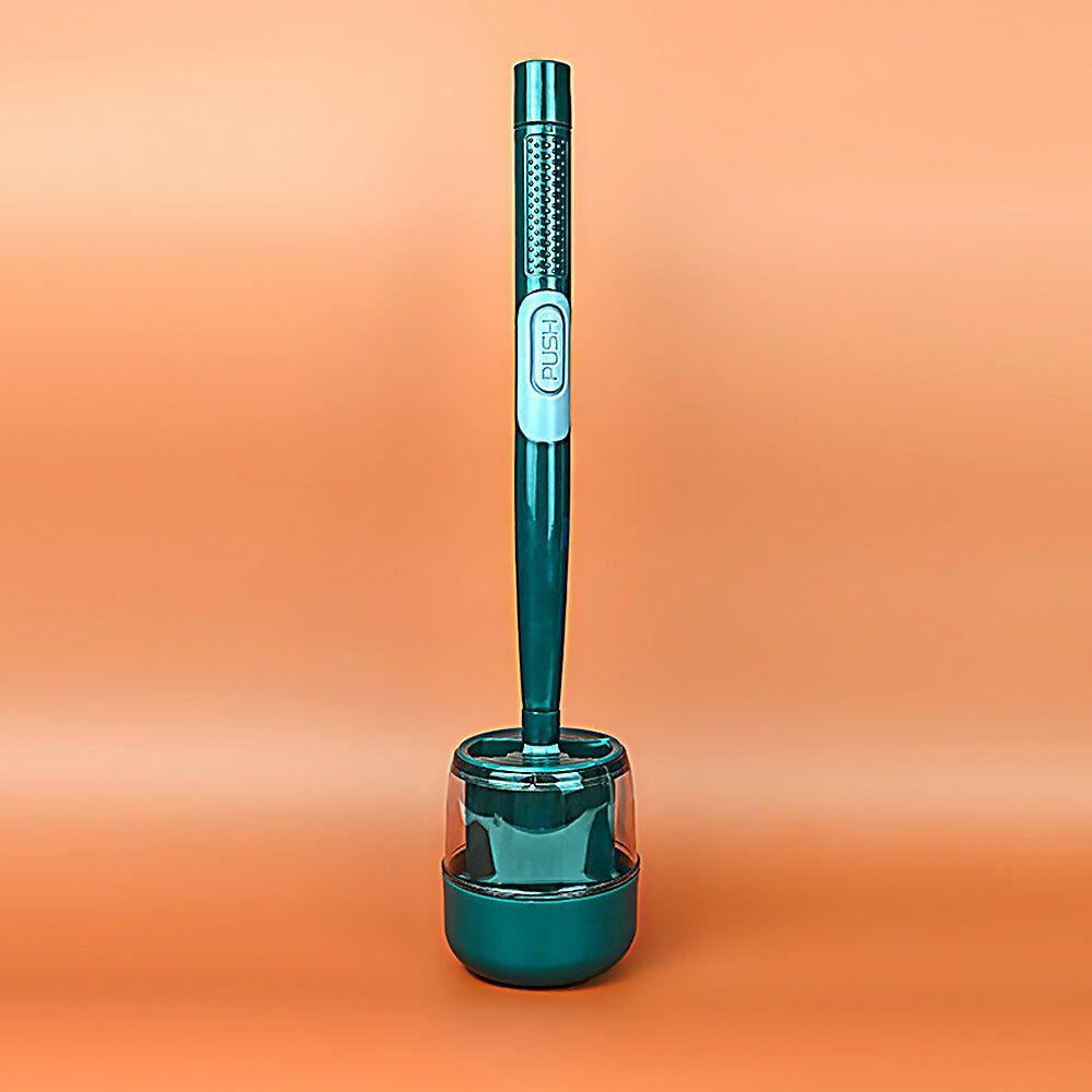 Bàn Chải Chà Toilet Cán Dài Bằng Silicone