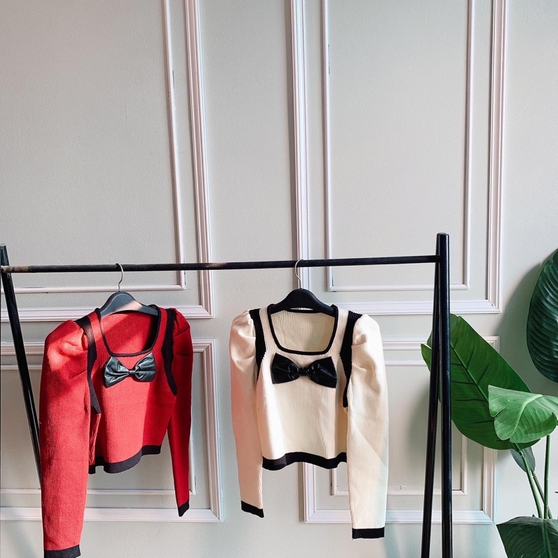 áo len nơ điệu | BigBuy360 - bigbuy360.vn